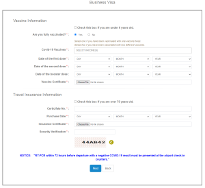 Myanmar visa application process