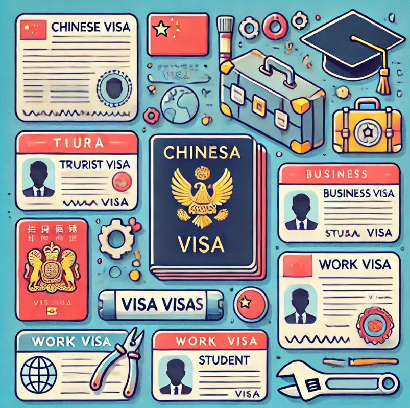 Các loại visa Trung Quốc