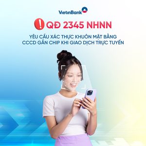 Hướng dẫn xác thực sinh trắc học VietinBank