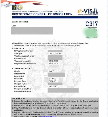 Visa Đi Công Tác Indonesia