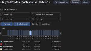 Vé Máy Bay Hà Nội Sài Gòn Giá Rẻ Nhất