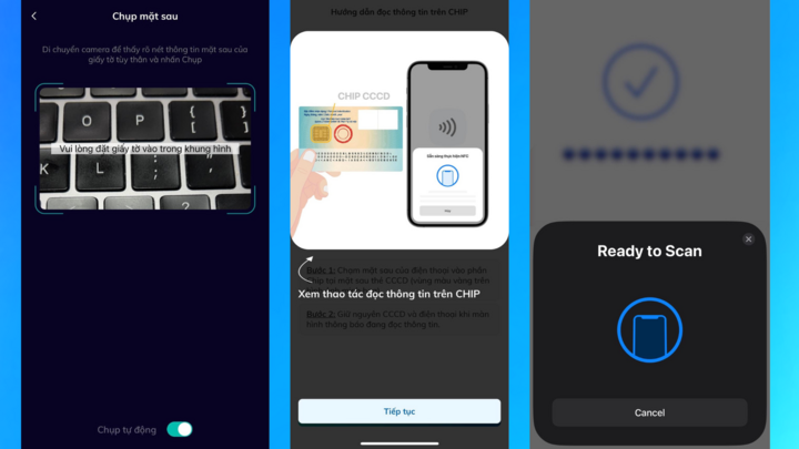 Bước 3: Chụp Mặt Sau và Quét NFC CCCD