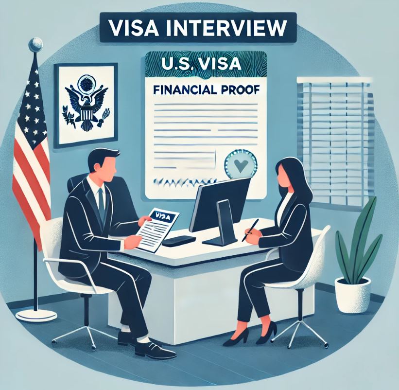 Chứng minh tài chính là một phần quan trọng trong buổi phỏng vấn xin visa Mỹ